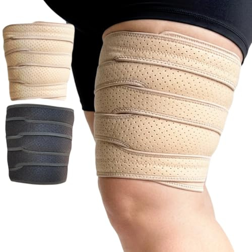 Beltwell® – Justerbart lårkompressionsband för stora, svullna övre ben (1 st Bandage) (XXL-SHORT)