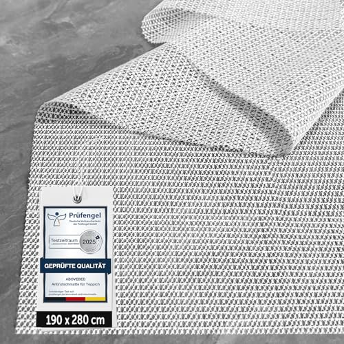 aboveBED sous-Tapis Antidérapant 180 x 270 cm, Antidérapant Tapis Stopper, Tapis Antidérapant Découpable Multifonctionnel pour Moquette Tiroirs Étagères Plateau