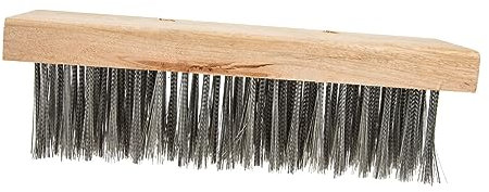 YOSADIER Spazzola Per Pulizia Pavimenti Inossidabile Spazzola Pratica Per Fuga e Muschio Giardino Design Compatto e Manico Ergonomico Per Uso Domestico e Esterno