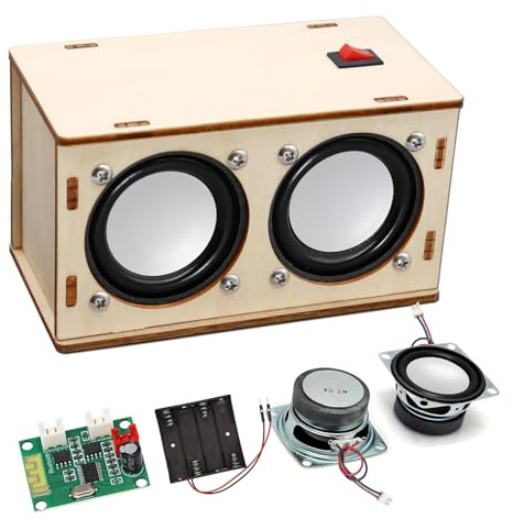 STEM Projects for Kids & Adults Costruisci il tuo altoparlante Bluetooth - Kit elettronico per esperimenti scientifici | Set fai da te per principianti per principianti, regali STEM per ragazze e