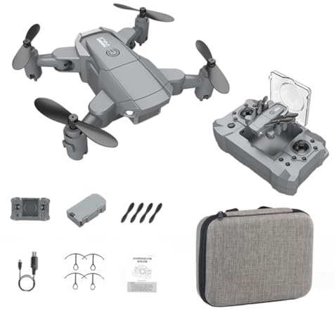 Gogogmee Mini Drone Pieghevole Rc Con Telecamera Hd 4K Uav Gps Modalità Mantenimento Altitudine Ritorno Automatico Quadricottero Compatto Per Fotografia Aerea E Video