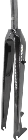WJLYDM Fourche Avant de VTT 26/27,5/29 Pouces en Fibre de Carbone 3K for Freins à Disque(27.5 inch)