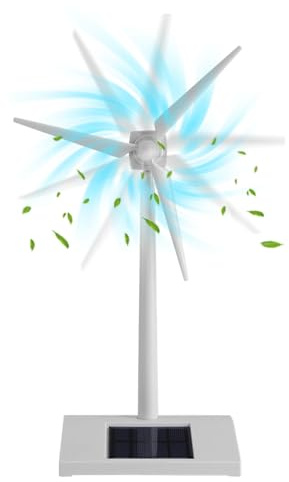 Jouet Éolienne Solaire,Modèle Solaire - Objet Décoratif Outils Pédagogiques pour Jardin Pelouse Terrasse | pour École Extérieur Jardin Terrasse