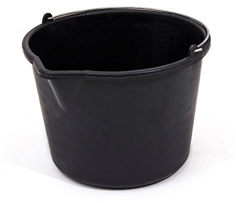 Juego de 3 Cubo de plástico 12 litros Cubo de mortero Cubo macetero gießer Diseño Escala