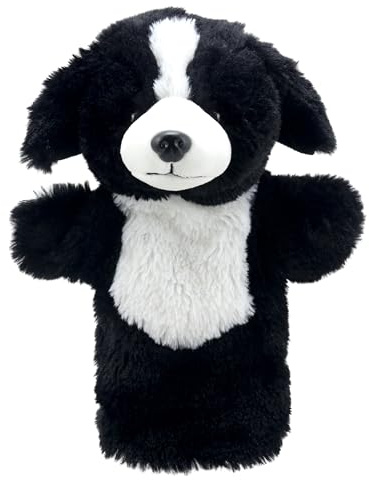 The Puppet Company - Border Collie - Puppet Buddies - Eco Animal Hand Puppet