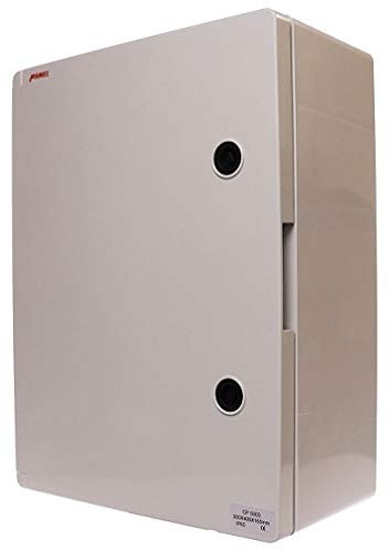 Famel - Cassa ermetica per contatore, circuito elettrico, scatola elettrica con piastra di montaggio, protegge il contatore, elevata resistenza alle condizioni meteorologiche, IP65 (400x500x175mm)