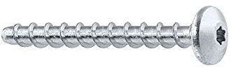 Betongskruvar 6,0 x 60 mm – 100 st. kolstål tallrikshuvud TX 40