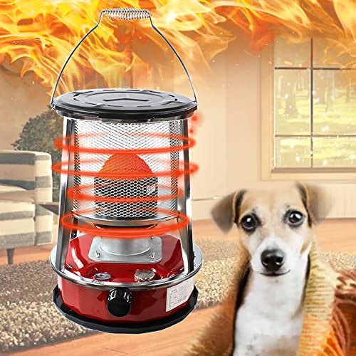 GUAWJRZDP Poêle À Pétrole,Chauffage de Patio,poêle à pétrole à mèche,Chauffage De Tente Intérieure,sans Odeur,sans électricité,Efficace Chauffe-poêle