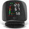 CLIUNT Wrist Blood Pressure Monitors, Portable Blood Pressure Machine with Large Cuff, Touch Screen Large Screen& Automatic Voice & 3-Color LED Backlight for Home Office Travel Use (Black)