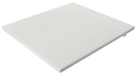 Mejor Topper de espuma fría 150x200x7 cm – Comodidad Premium – Dureza media – Hipoalergénico – Funda de lujo lavable – Reducir la presión para dormir de espalda y de lado