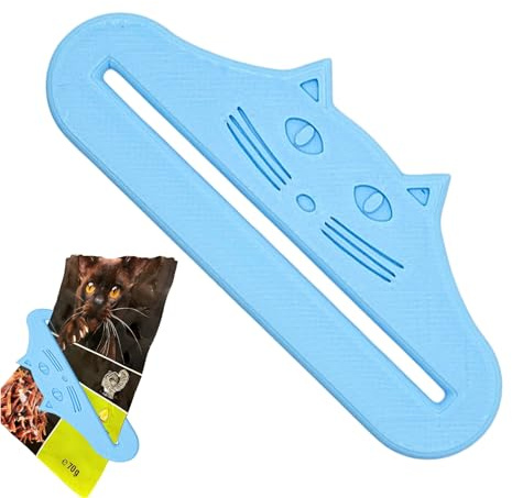 Cat Food Pouch Squeezer - Wet Meal Dispenser Tool for Easy Feeding | Food Grade Press with Ergonomic Handle, Free Squeeze Roller for Treat Packets and Portion Control