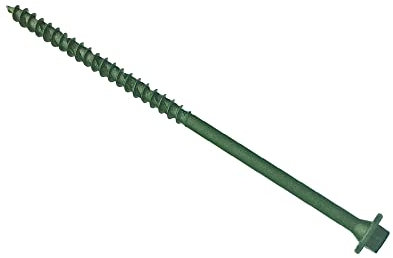 ForgeFast Timber Fixing Screws | 7.0 x 100mm | Green | Tub 50