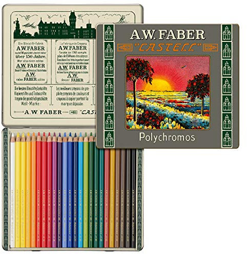 Faber-Castell 211002 - Polychromos Farbstift, Sonderedition, 24er Metalletui