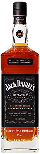 Personalised Jack Daniel's Sinatra Select, American Whiskey Gift for Men, Customised Engraved Whisky Bottle, Tennessee Whiskey with Custom Engraving, Gift Ideas for Birthday, Xmas, Anniversary