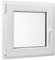 Kunststoff Fenster Dreh/Kipp 50 cm x 50 cm Anschlagrichtung Links inklusive Fenstergriff