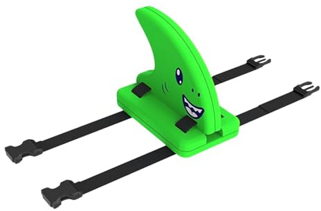 Flotador de aleta de tiburón para niños, con aleta de tiburón, ayuda a nadar, flotador de natación para niños, flotadores de entrenamiento con cinturón ajustable, flotador de aleta de tiburón