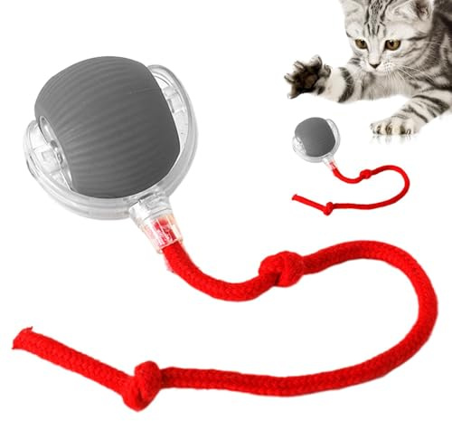shpuuyy Pelota interactiva para perros, Chewie Viral Rolling Ball Ball Electric Dog Ball inteligente interactivo para perros 360° Smart Automatic Rolling Ball Toy para gatos y perros de