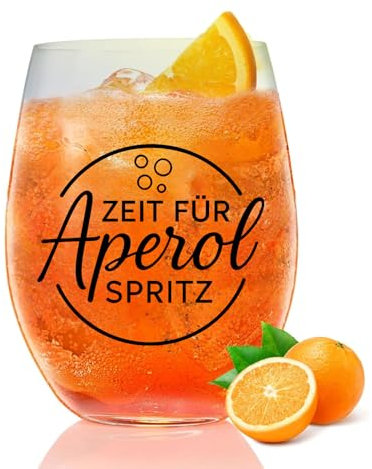 FloralGrace Copa de cóctel, Vasos de Aperol, Vaso de Aperoli, Copas de Vino Tinto Aperoli con Frase, Vasos de cóctel, Copas para Aperitivos, Regalos de Aperol para Mujer para cócteles