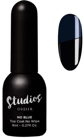 Didier Lab - Premium Top Coat Semipermanente No Blue - Capa Superior de Protección del Esmalte de Gel - Esmalte Semipermanente - Esmaltes Semipermanentes Para Uñas - Gel Uñas Semipermanente
