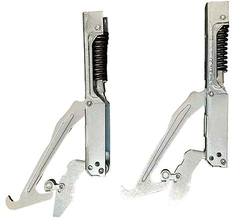JCSPARES® - Kit Cerniere Con Molla Per Porta Sportello Forno Cucina Compatibile Con Smeg Ed Ulteriori Modelli