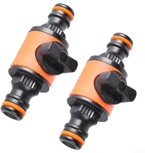 Water Garden Hose Pipe Tap Connector Inline Shut-off Valve Shut-off Ball Valve Quick Connect Release Water Hose Valve 16Mm Garden Hose Pipe Tap Valve