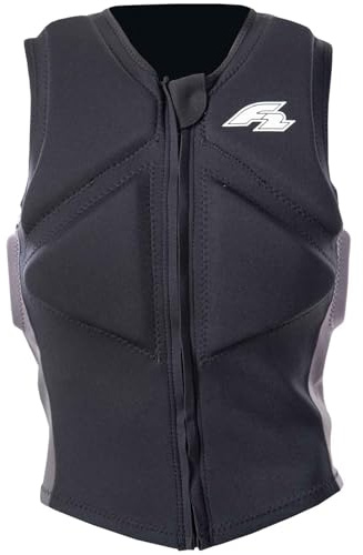 F2 Herren Prallschutz Weste Kite & Surf Weste L Schwarz 2024/25