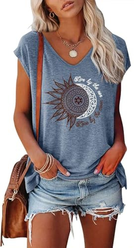 Teesho t-shirt damer toppar eleganta kortärmade crop toppar casual lång tröja keps ärm tunika sommar tanktoppar sporttopp