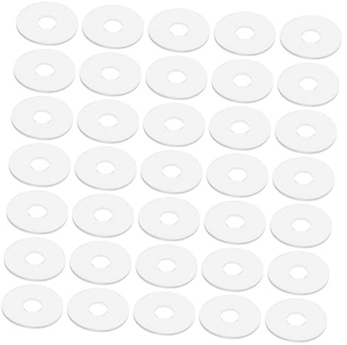 TOKIDNY 50pezzi Rondelle Piatte Rotonde in Vinile Guarnizioni Per Sostituzione Guarnizioni Per Anelli Tenuta Per Uso Quotidiano