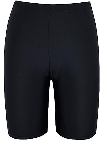 Genérico Short Baño Mujer - Bañador Piscina Mujer Bañadores Natacion Bikini Pantalon Control del Vientre Bikini Culotte Secado Rapido Boardshorts Cintura Alta Shorts de Natación para Playa Surf