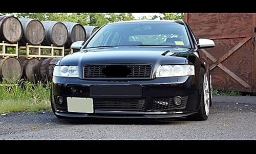 compatible avec A4 S4 B6 8E Spoiler Lèvre Lame Inférieure Pare-Choc Avant Noir 00-06