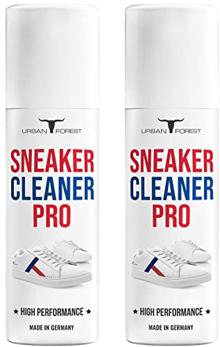 URBAN FOREST® 2x Sneaker Reiniger weiß 150 ml als SPARSET Sneaker Pflege für Profis | Schuhpflege & Schuhreinigung | Sneakerreiniger für Leder & Kunstleder