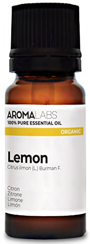 Limone BIO (Citrus limon) - 10 mL - Olio Essenziale Chemiotipizzato e Certificato AB - Aroma Labs - Made in France