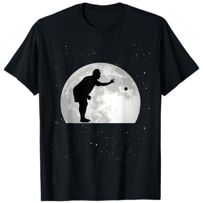 Boccia Moon Bocce ball Boulespeler Boules T-Shirt