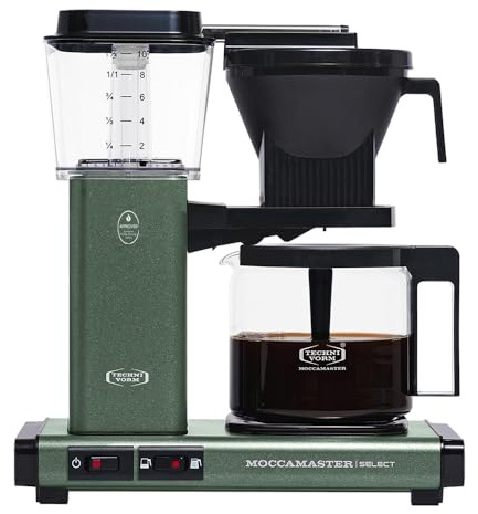Moccamaster 53822 KBG Select, Filter Coffee Machine, Forest Green, UK Plug, 1.25 Liters