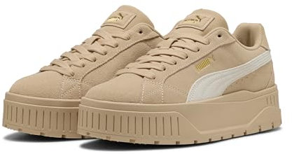 PUMA Damen Karmen II Sneaker, Light Sand-Alpine Snow Gold, 42.5 EU