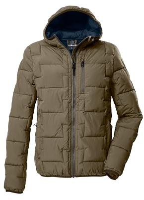 G.I.G.A. DX Uomo Giacca trapuntata/funzionale in piuma d'oca con cappuccio GW 72 MN QLTD JCKT, dunkelschlamm, M, 43519-000