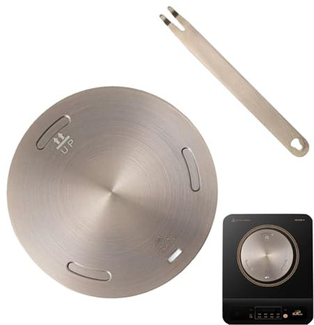 Disque de conversion à induction - Adaptateur de plaque de recherche - Plaque de diffuseur à induction - Plaque de conversion de plaque à induction pour cuisinière électrique - Diffuseur de chaleur en