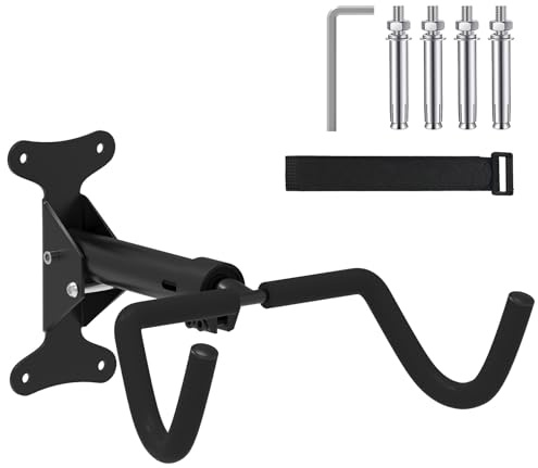Fahrrad Wandhalterung, Fahrradständer, Fahrradaufhängung mit Gurten, Tragkraft 30 kg Rennrad Wandhalterung für die Aufbewahrung von Rennrädern, Mountainbikes, Fahrrädern in der Garage oder im Keller