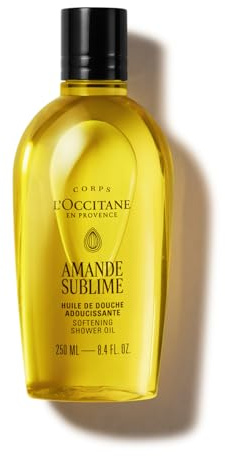 L'OCCITANE - Aceite de Ducha Almendra (Amande Sublime) - 250 ml - Suaviza y reafirma - Fabricado en Francia