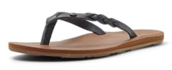 Roxy Women's Liza IV Beach Sandals, Black, 8