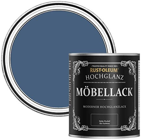 Rust-Oleum Blue Furniture Paint in Gloss Finish - Ink Blue 750ml