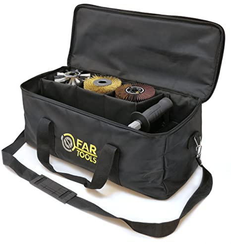 MyREXBAG - Tragetasche und Aufbewahrung, entworfen für den montierten REX120 Renovierer + 6 Bürsten + 3 Präzisionspinsel + Zubehör