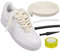 Endoto Cordones Gordos para Air Force 1, Cordón Cuerda Anchos Gruesa Grandes de Zapatos para AF1 Zapatillas, Big Rope Laces Torcidos de Algodón (Beige, Tamaño: 10MM)