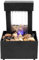 Tabletop Fountain with Light Battery/USB Operated Mini Indoor Water Fountain Feature Zen Meditation Fountain Decor Sound Relaxation Fountain Ornament for Table Office Home Bedroom (Fall)