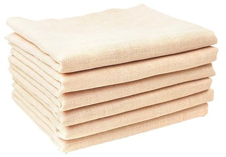 UPKOCH 6stücke Mulltücher Aus Baumwolle Quadratische Handtücher Wiederverwendbare Waschlappen Für Gesicht Und Körper