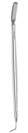 PAMINGONO Outil de Greffage Cils Acier Inoxydable Ergonomique Bâton de Rehaussement et Séparation des Cils Accessoire Professionnel pour Extension et Teinture