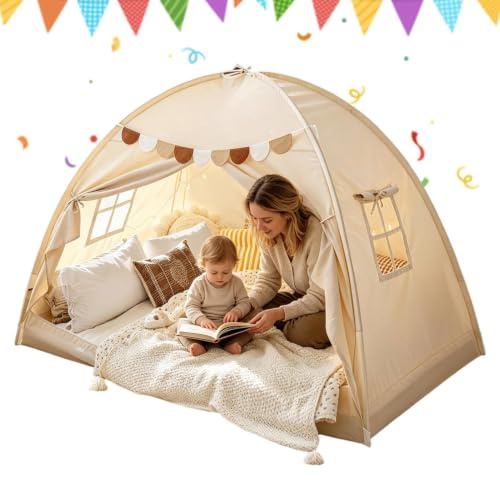 Kid's Bed Tent Canopy Bed Tent Canopy Blackout Breathable Privacy Space Portable