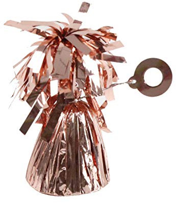 Amscan 991365-199 - Ballongewicht Folie Roségold, 170 g, Gold