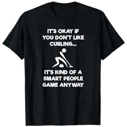 Curling T-Shirt Gift - Funny Player Smart T-Shirt