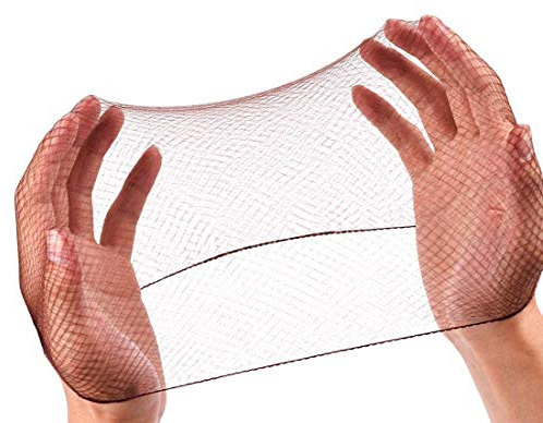 Hair Net 100 Pcs, Smilco 22 Inches Hair Nets Elasticity Invisible Elastic Mesh for Food Services, Ballet Bun, Sleeping, Women and Wig (100,Brown)